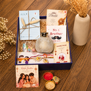 Ivory Pomegranate Rakhi Gift Hamper