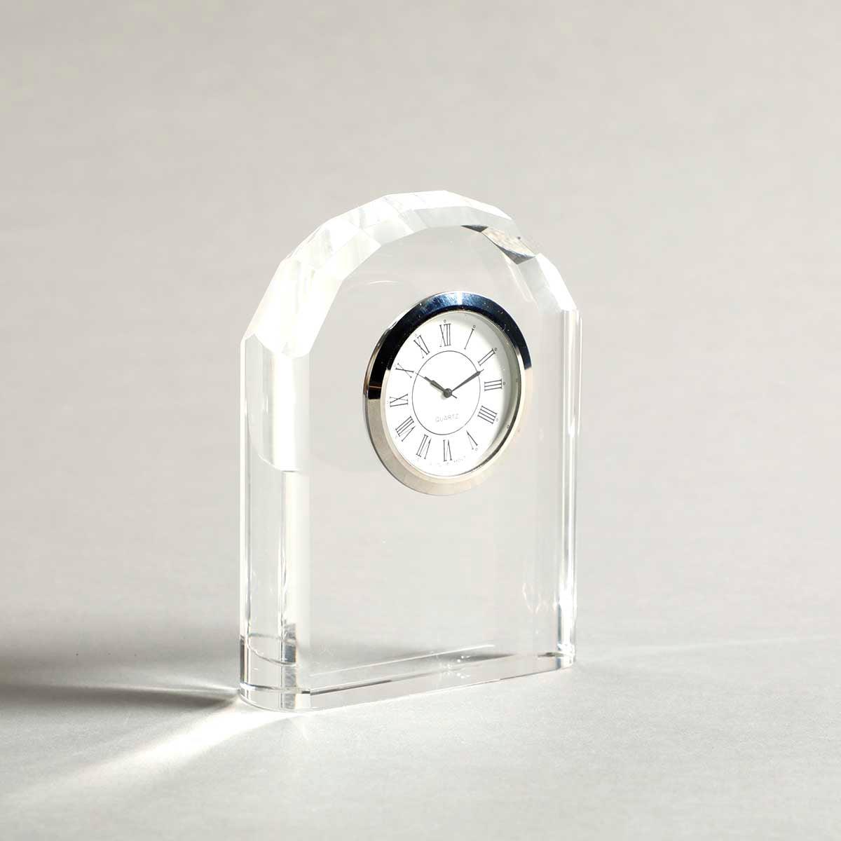 Milie Crystal Clock | Crystal Glass