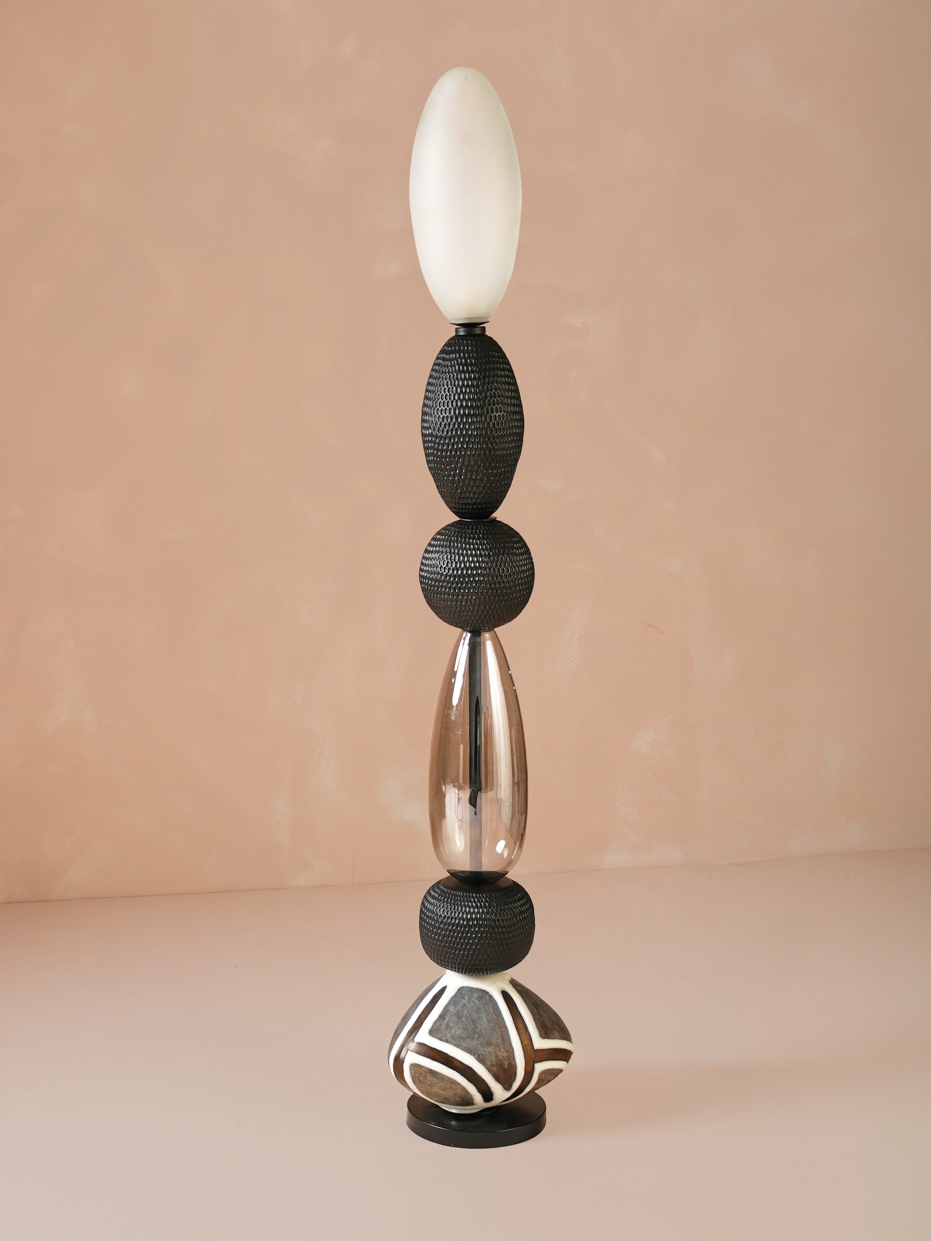 Lagori Black Floor Lamp