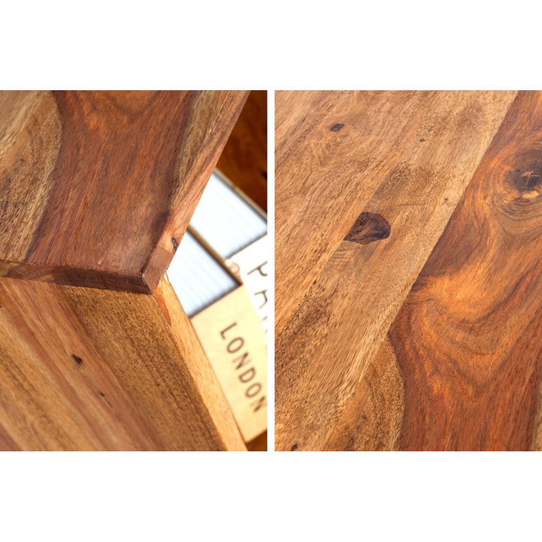 Cubic End Table | Sheesham Wood