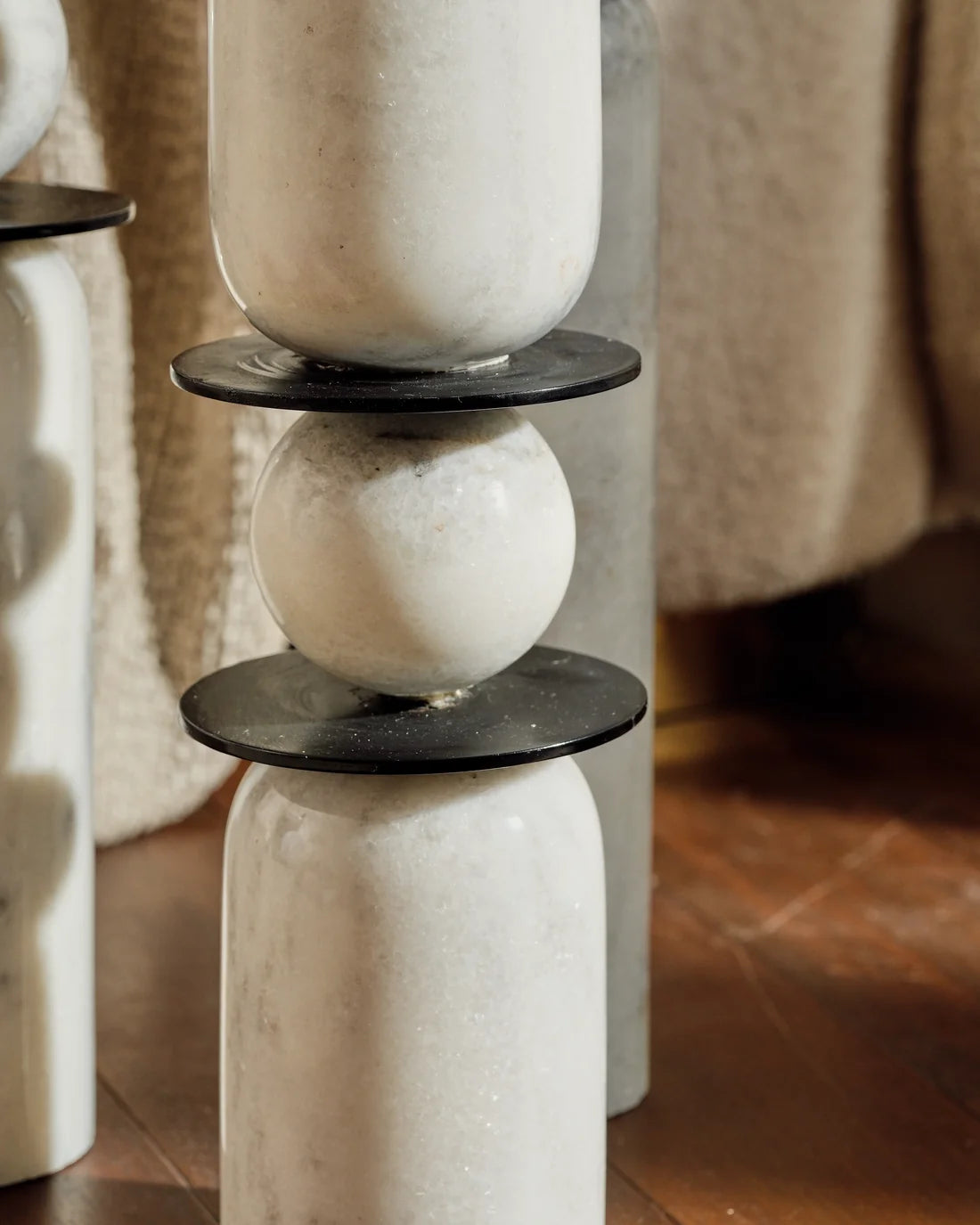 Obblo - Panther white | Side Table
