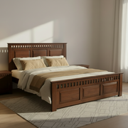 Elina Wooden Queen Size Bed
