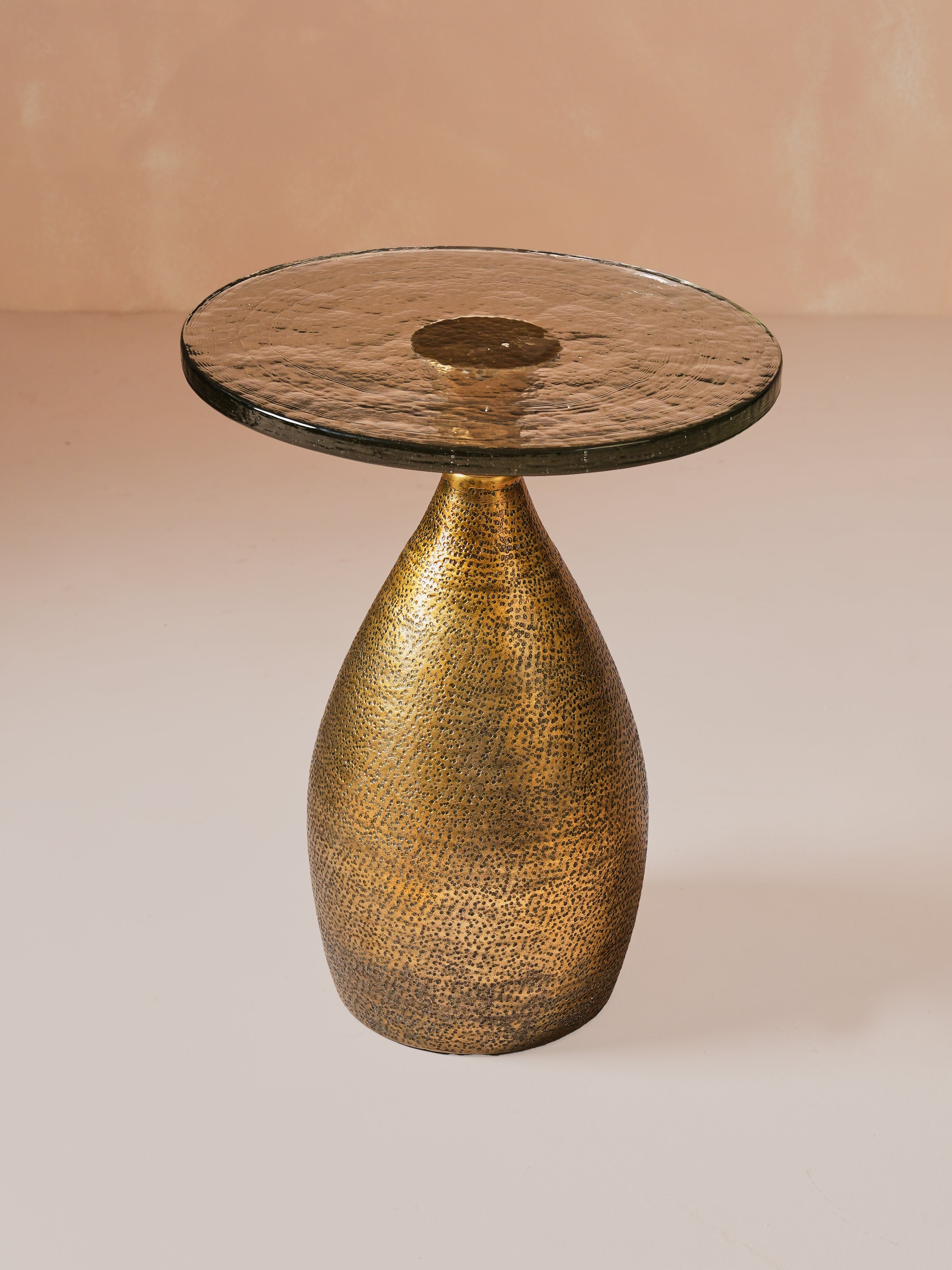 Alba Gold Hammered Table
