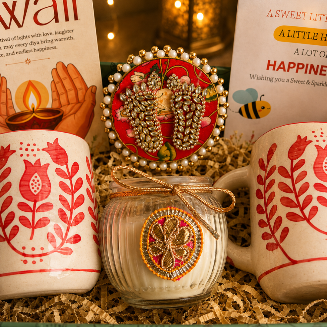 Festive Chai & Glow Mug Gift Box
