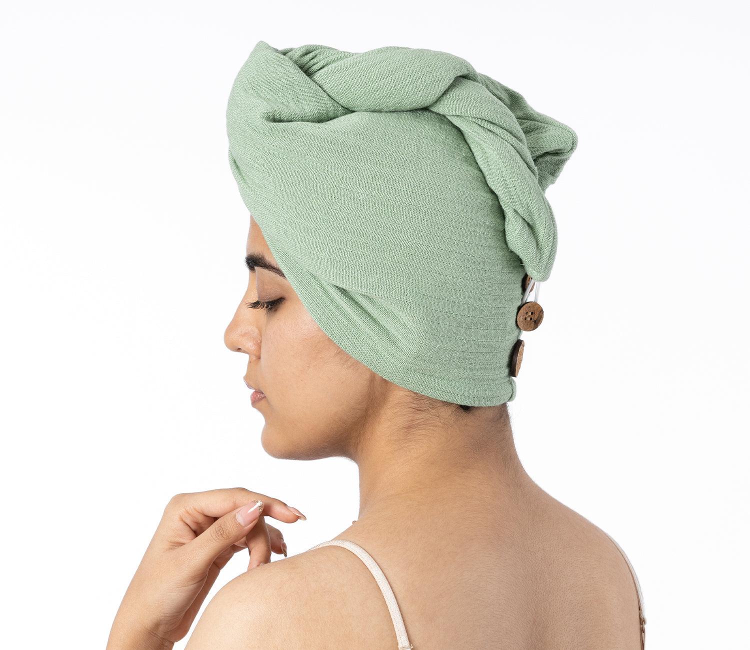 Banana Double Cloth Hair Towel Pack of 1