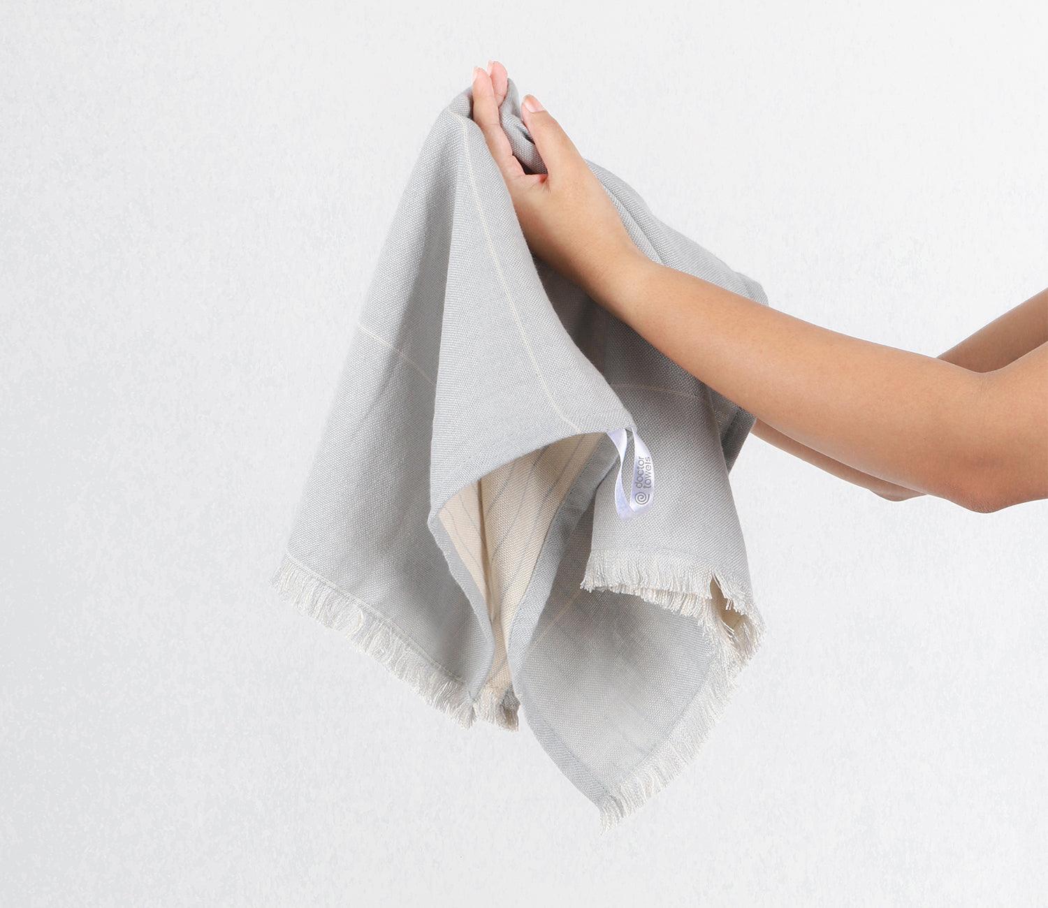 Aloevera Double Cloth Hand Towel Pack of 2