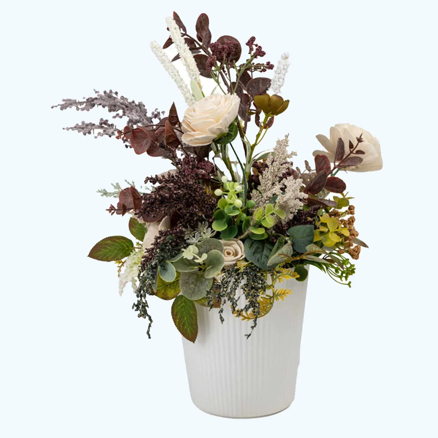 Flower Pot And Solawood Arrangment