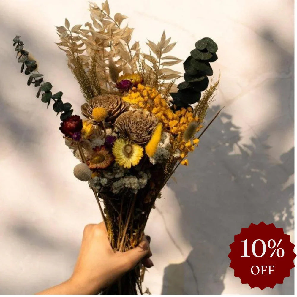 Tiny Timeless Bunch Naturally Dried Flowers | Delicate Dried Flower for Vase Decor