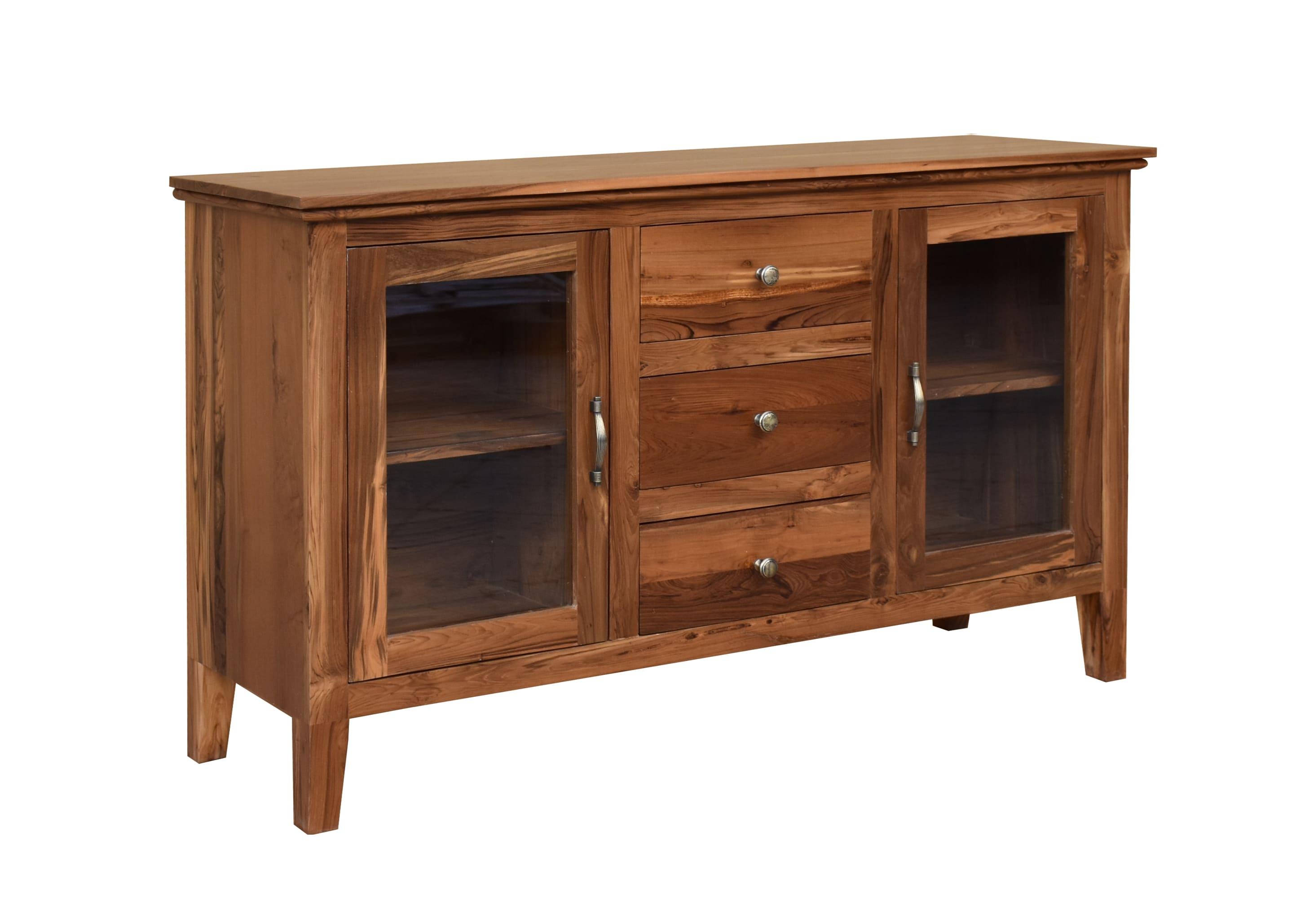 Signature Teak Wood Kitchen Cabinet