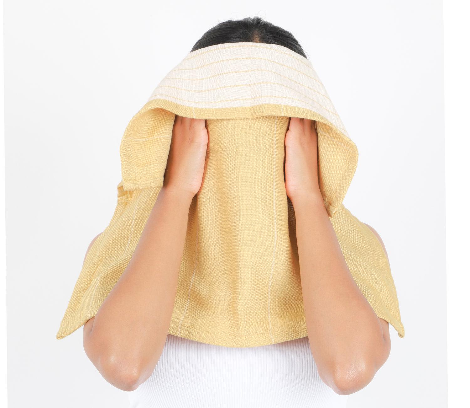 Aloevera Double Cloth Face Towel Pack of 4