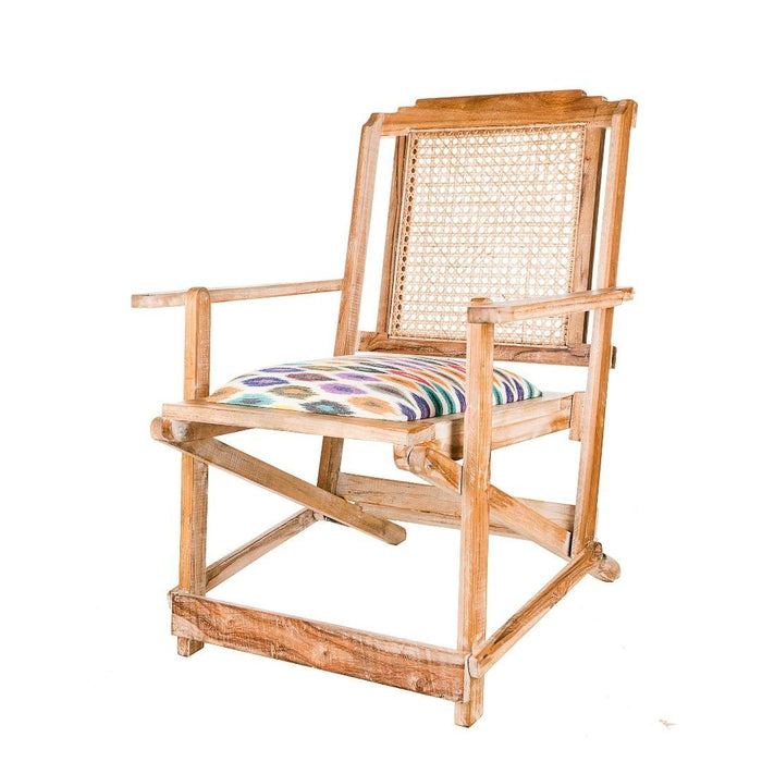 Egret Cane Armchair | Stylish Rattan & Bamboo Lounge Chair