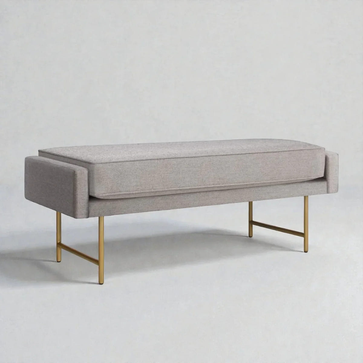 Edgora Metal & Fabric Upholstery Bench