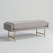 Edgora Metal & Fabric Upholstery Bench