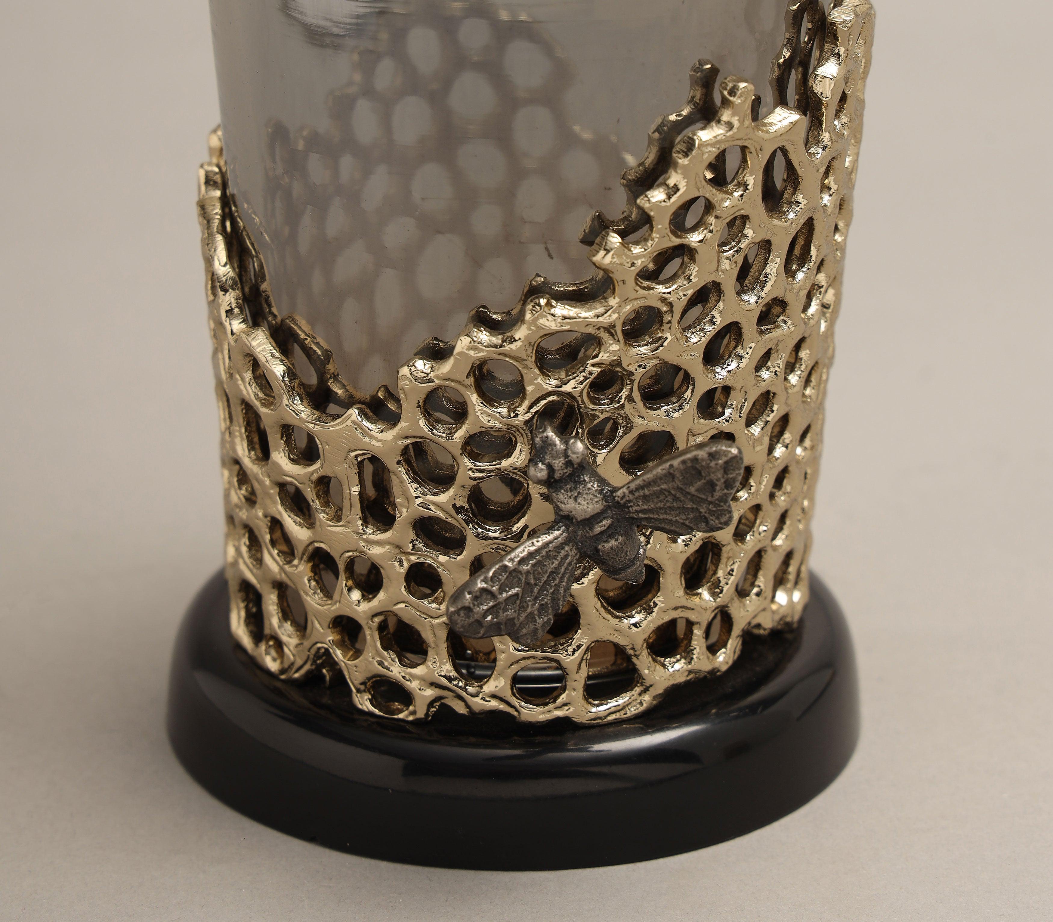 Bee Bobeche Vase for Living Room Decor