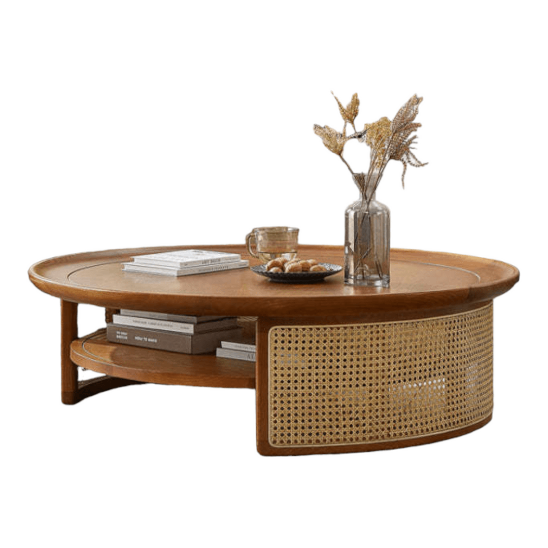 Pluto Solid Mango Wood Center Table | Coffee Table for Living Room