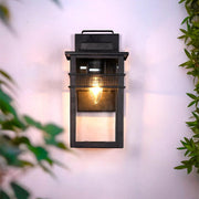 Black Mesh Outdoor Wall Sconce
