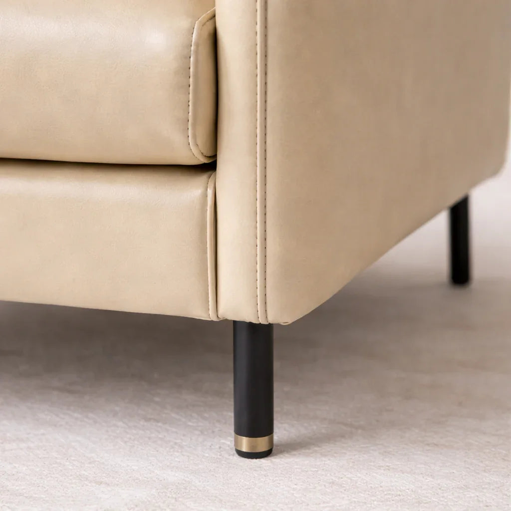 Luxury Velvet Accent Chair for Living Room | Modern Wooden Lounge Chair for Elegant Interiors