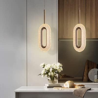 Nordic Luxury LED Hanging Light | Metal and Acrylic