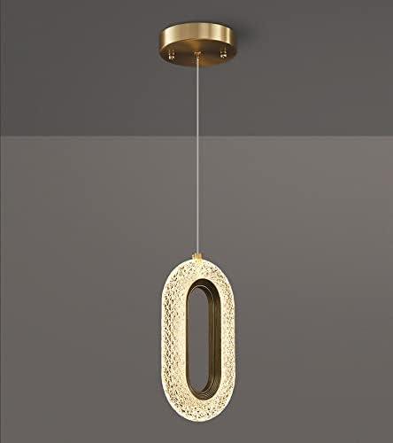 Nordic Luxury LED Hanging Light | Metal and Acrylic