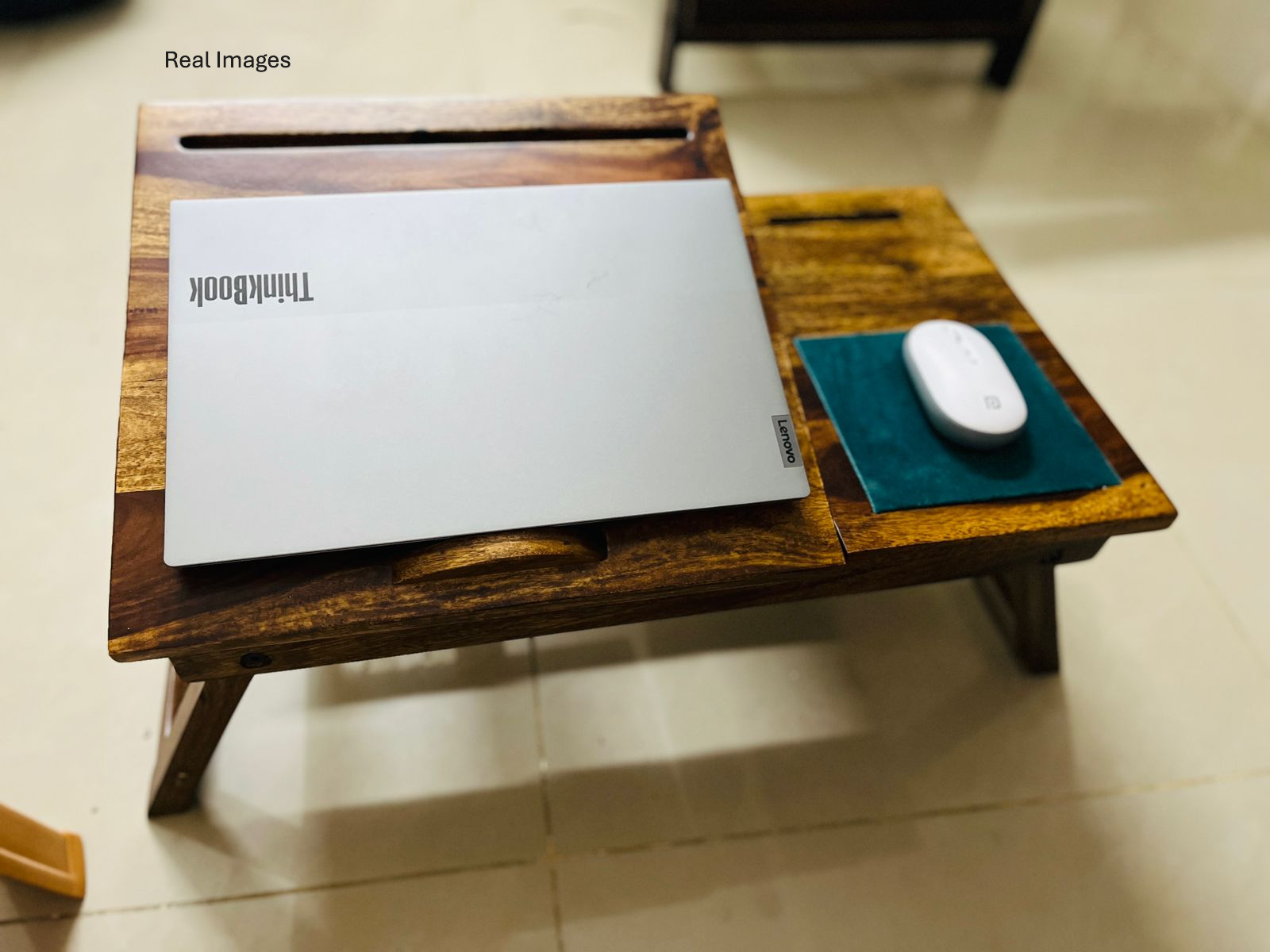 Wooden Laptop & Study Table | Foldable Bed Table For Work And Home