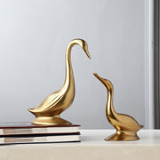 Centrepiece Swan Showpiece for Living Room | Home Decor Item Set of 2