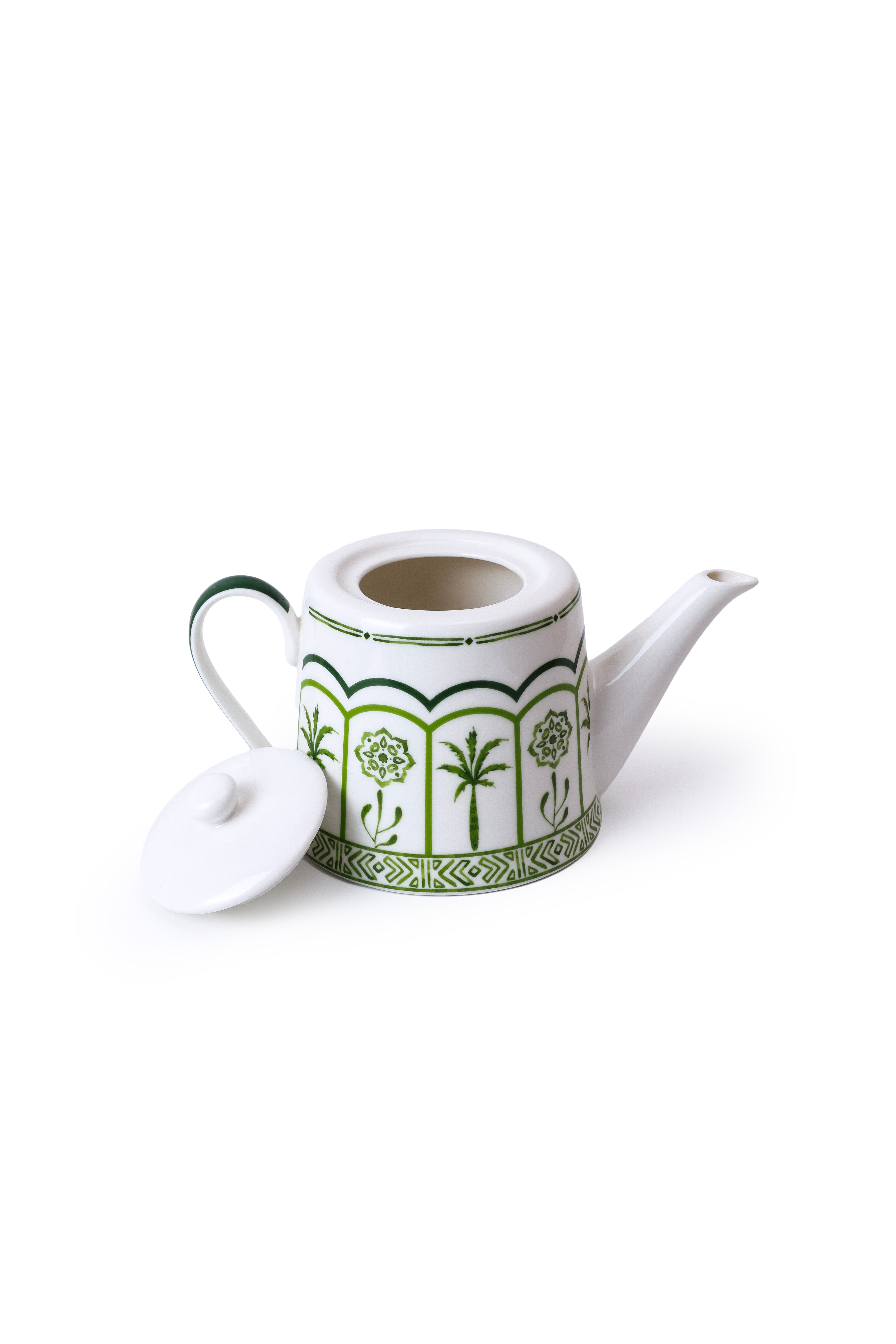 Green Lush Teapot