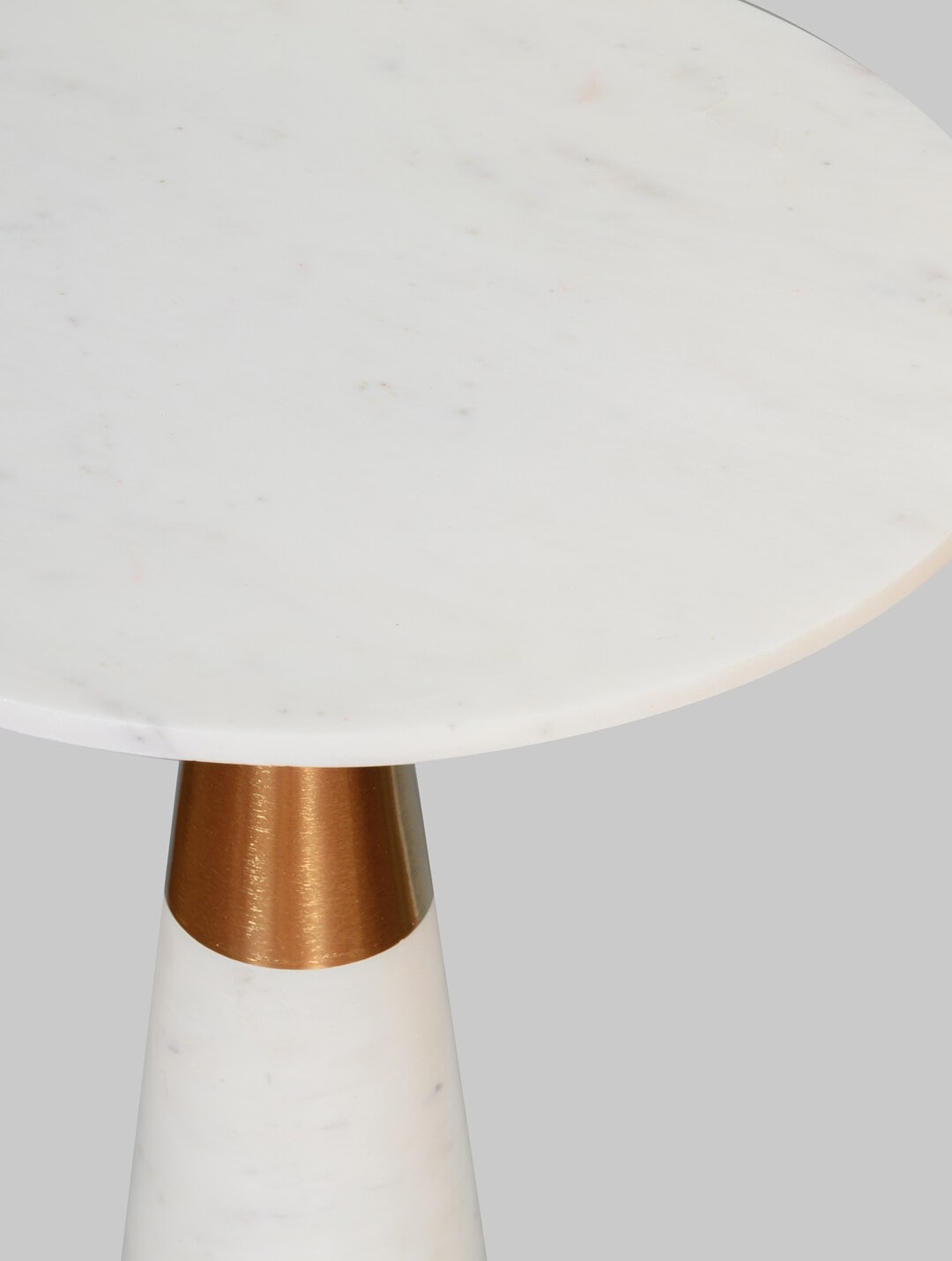 Marble Pier Accent Table | Elegant Stone Pedestal Table
