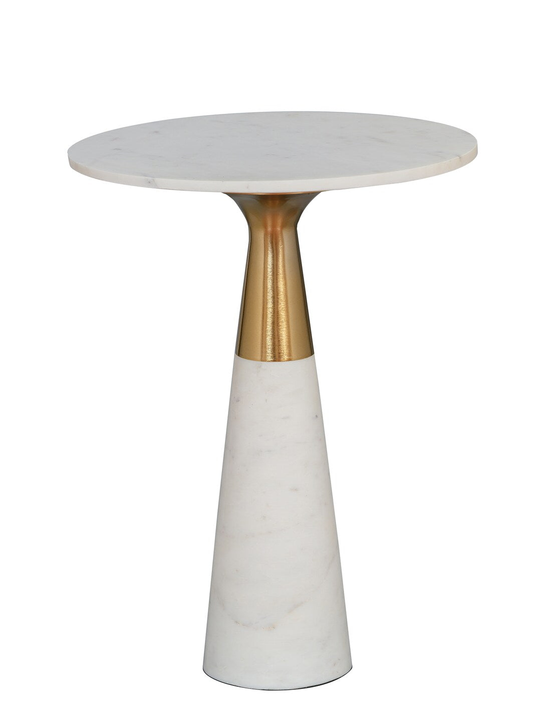 Marble Pier Accent Table | Elegant Stone Pedestal Table