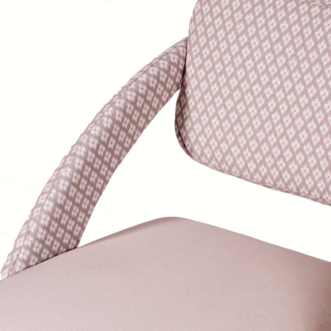 Sirocco Upholstered Teak Wood Dining Chair