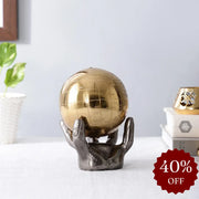 Celestial Grip Art Deco Globe