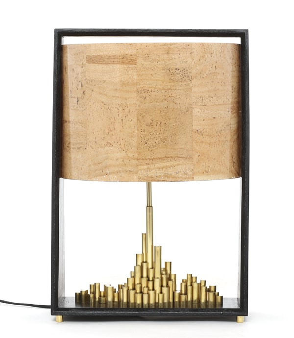 City Of Light | Cork Sheet, Wood And Brass