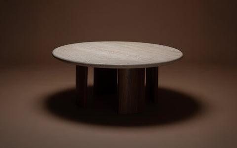 Abacus Coffee Table | Wooden Center Table For Living Room | Acacia Wood Tea Table