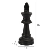Chess King Black Showpiece