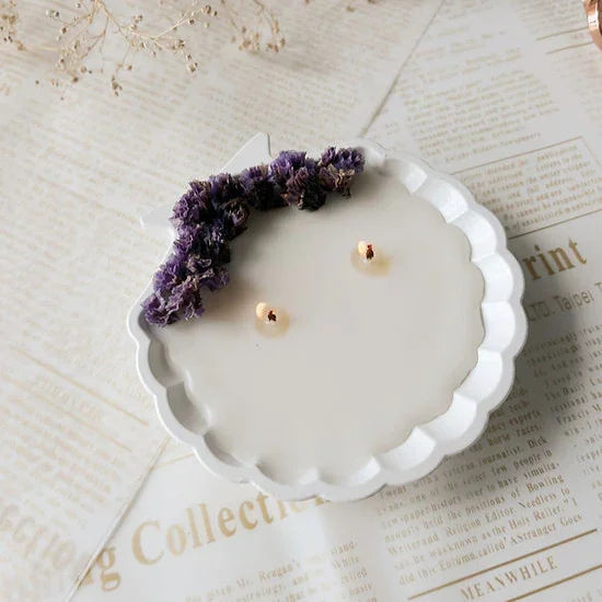 Sea Shell Flower Candle