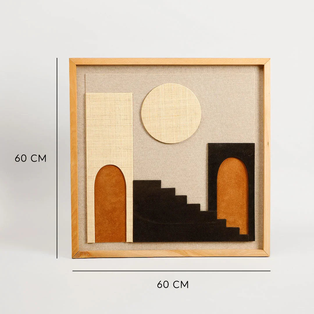 Relie Square Wall Art