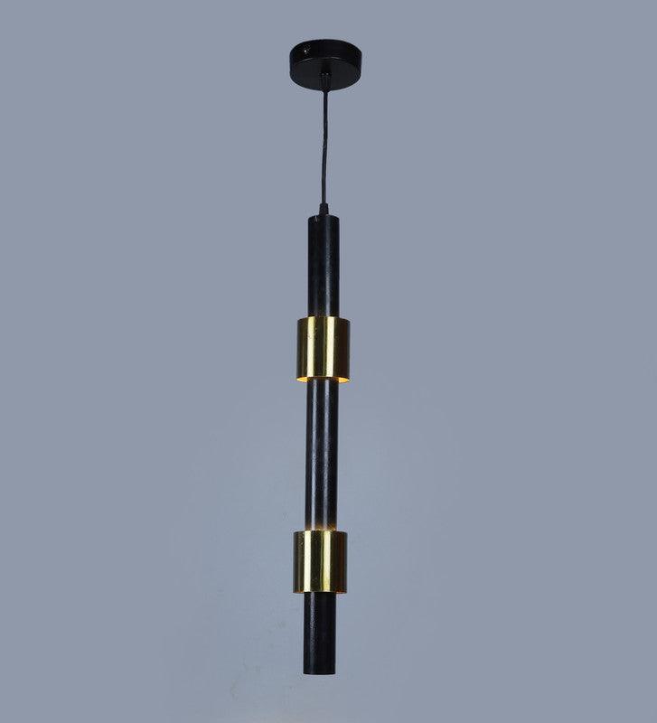 Black and Gold Iron Hanging Light | Inbuilt LED |  Suraya
