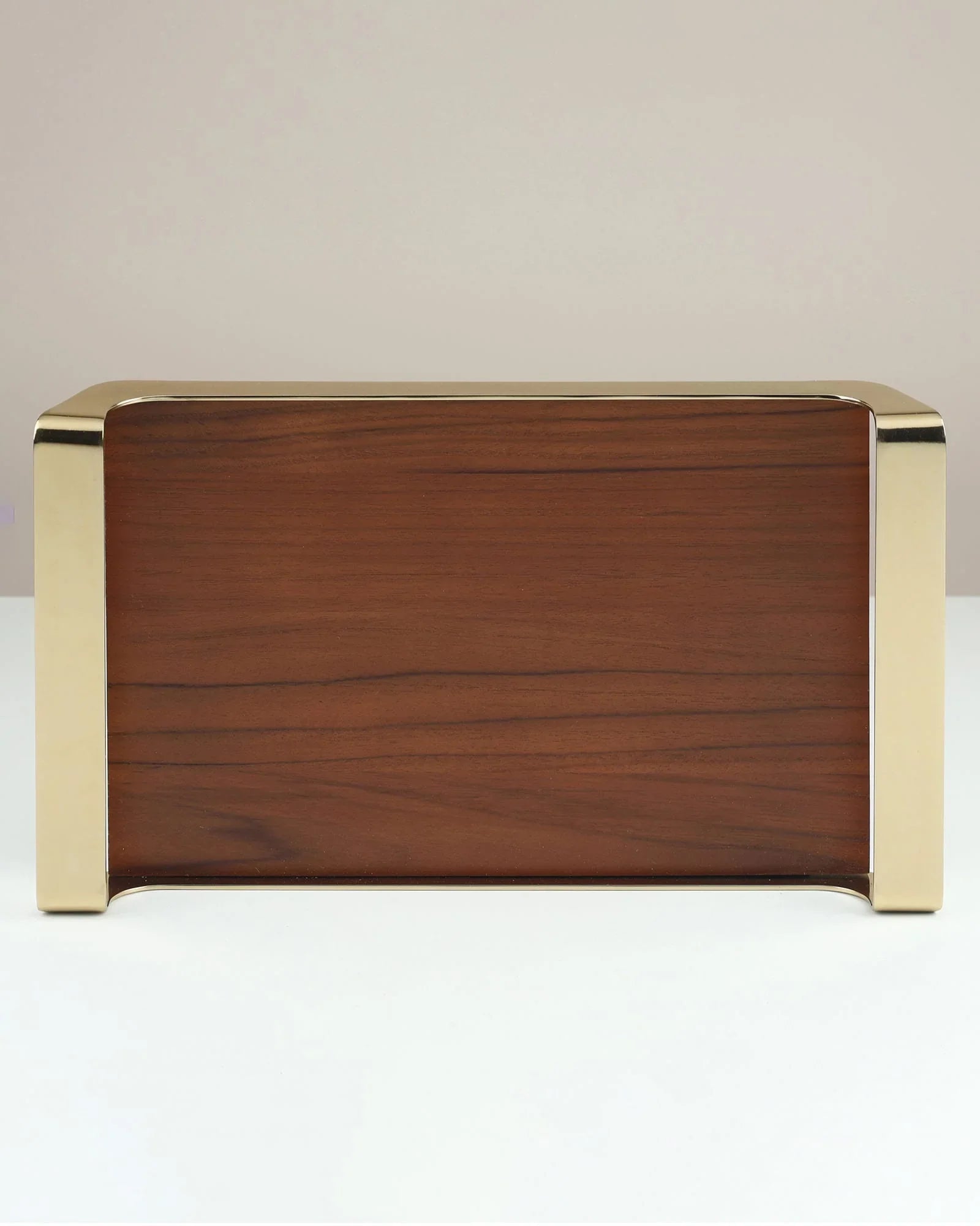 Selva Tray | Gold And Walnut