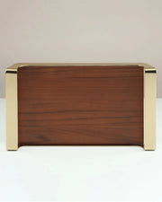 Selva Tray | Gold And Walnut