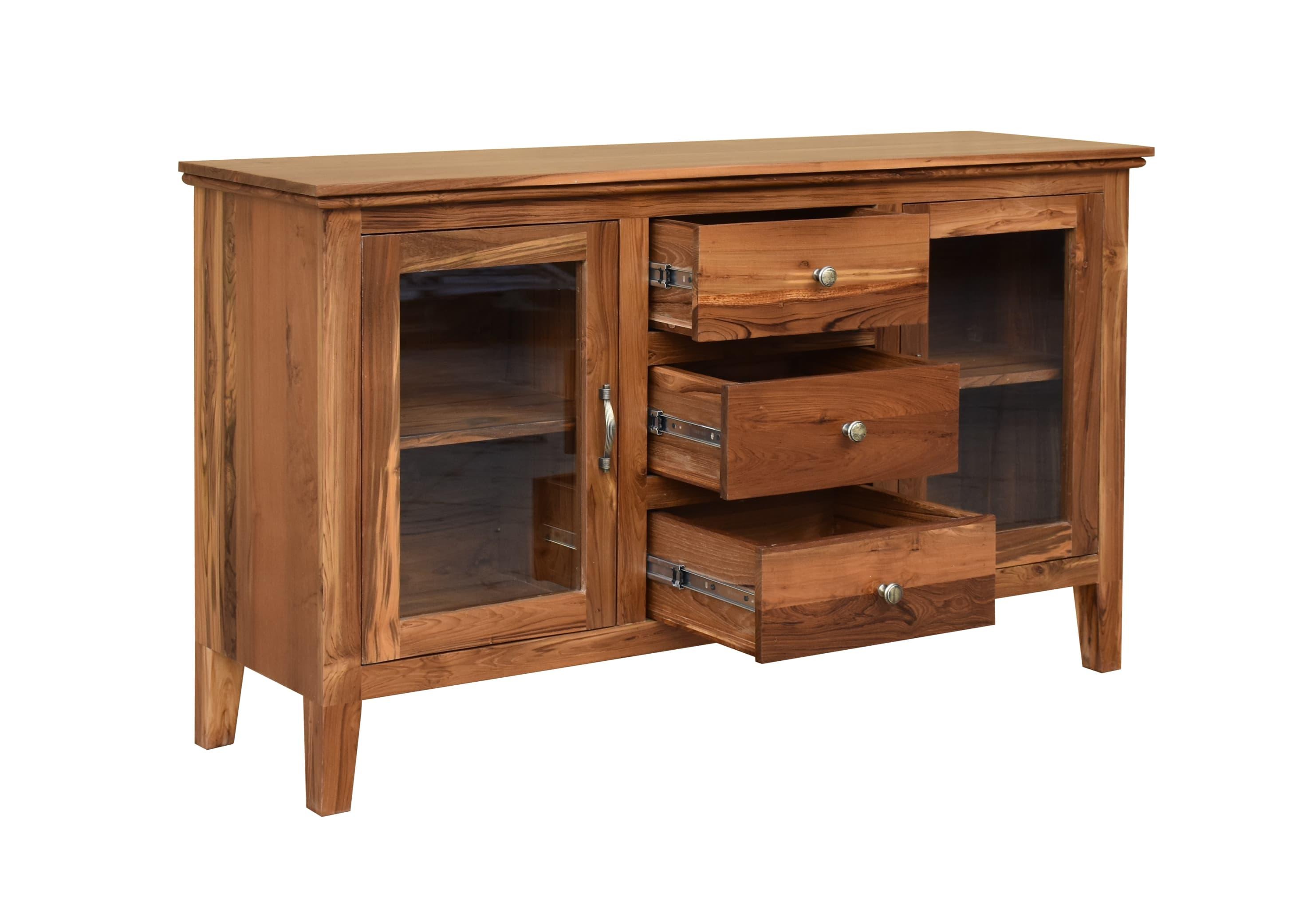 Signature Teak Wood Kitchen Cabinet