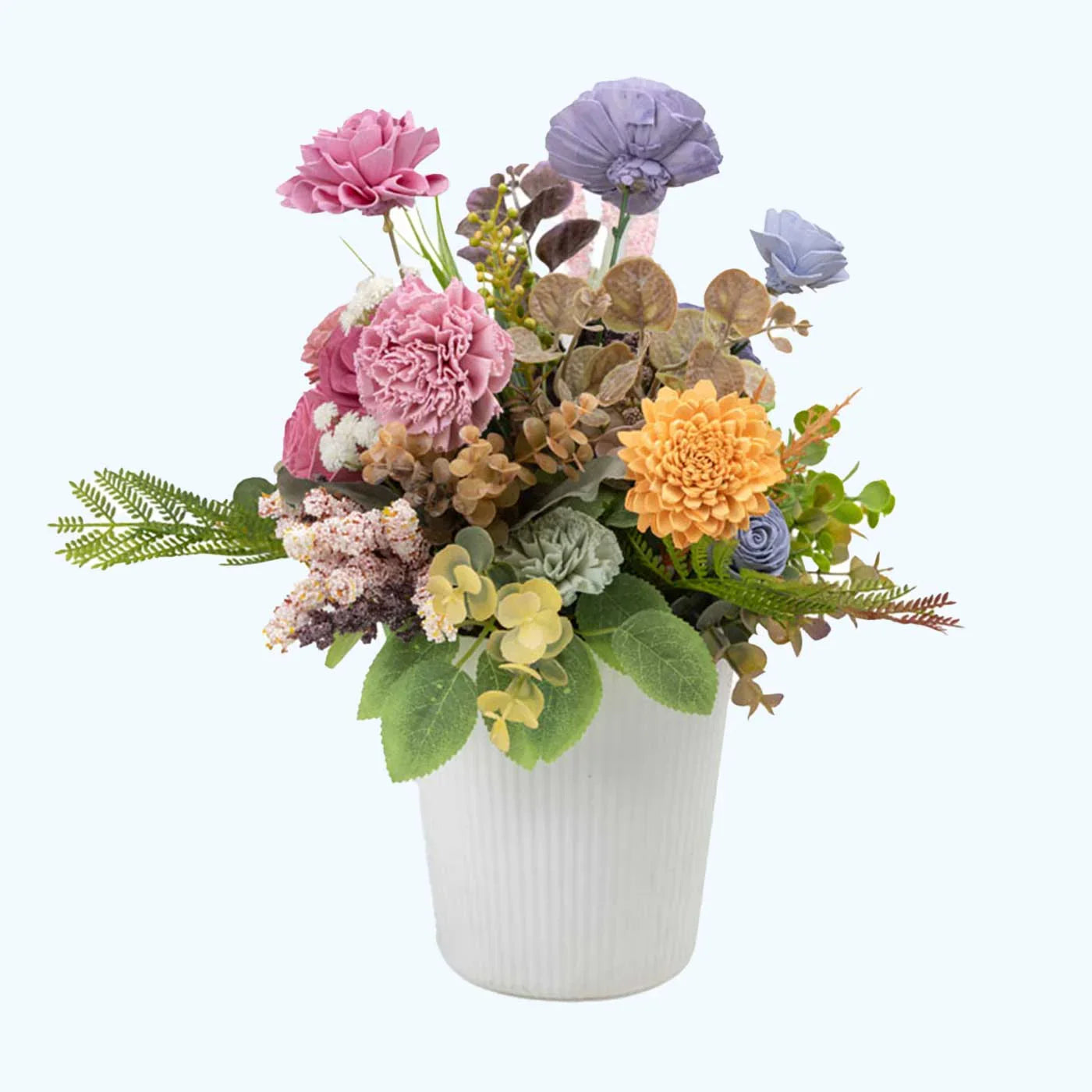 Flower Pot And Solawood Arrangement