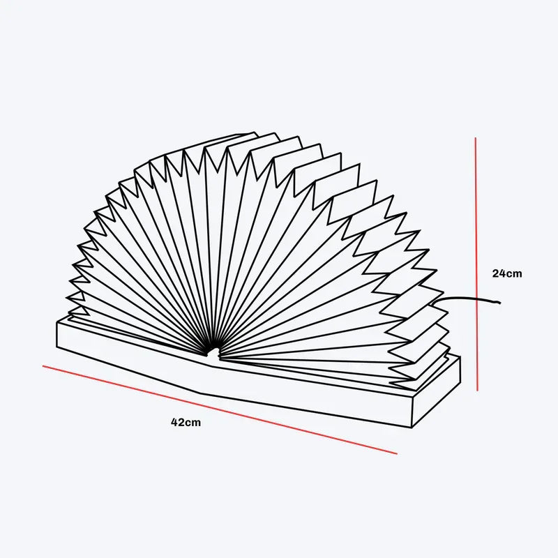 Linen Book Lampshade | Functional & Stylish Lamp for Study Tables and Workspaces