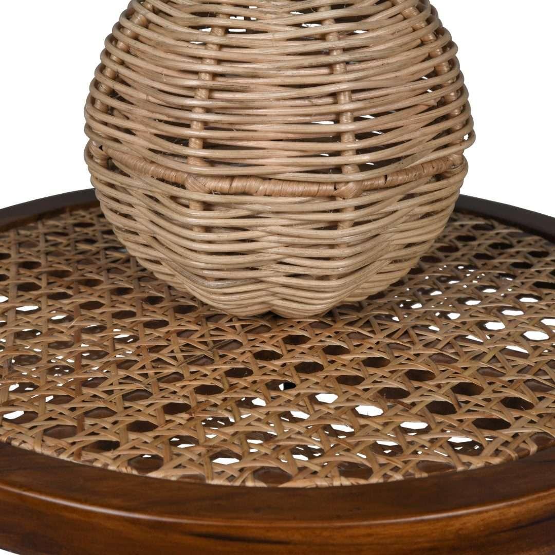 Satoi Teak Cane Pendant Lamp | Hanging Lights Lamp | Rattan Hanging lamp for Living Room