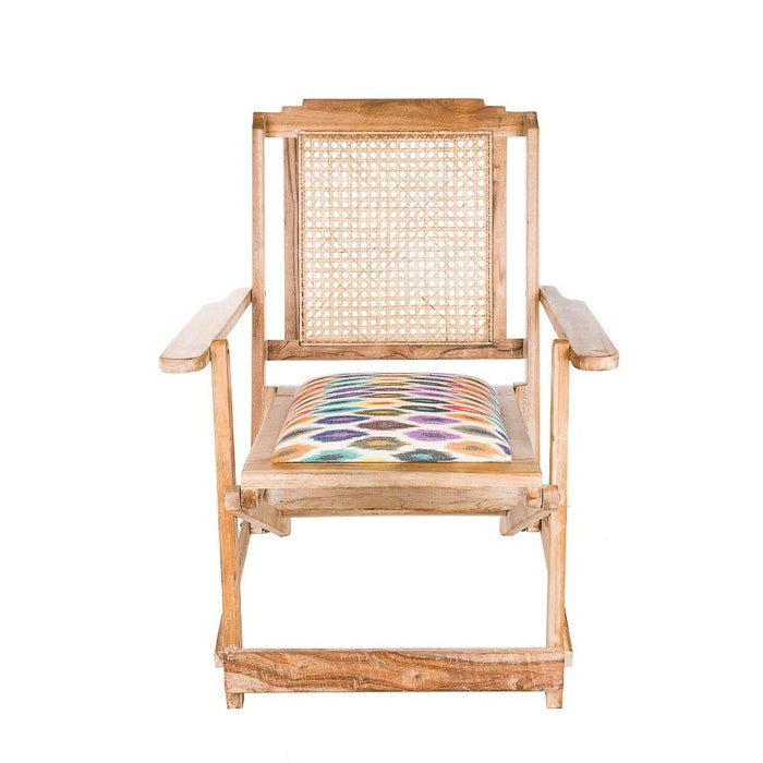 Egret Cane Armchair | Stylish Rattan & Bamboo Lounge Chair