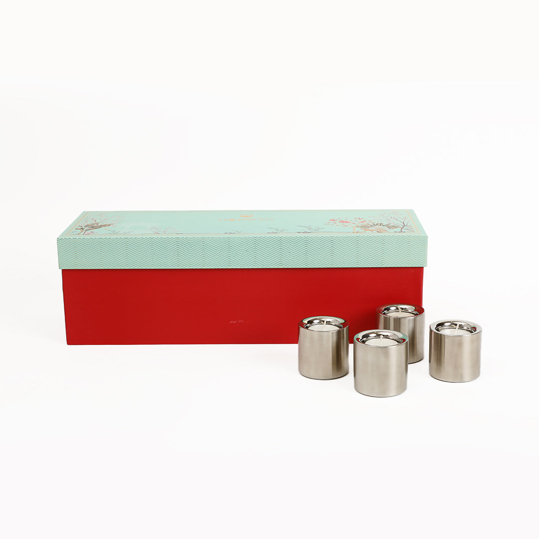 Spinzar Candle Holder & T-Light Gift Set of 4