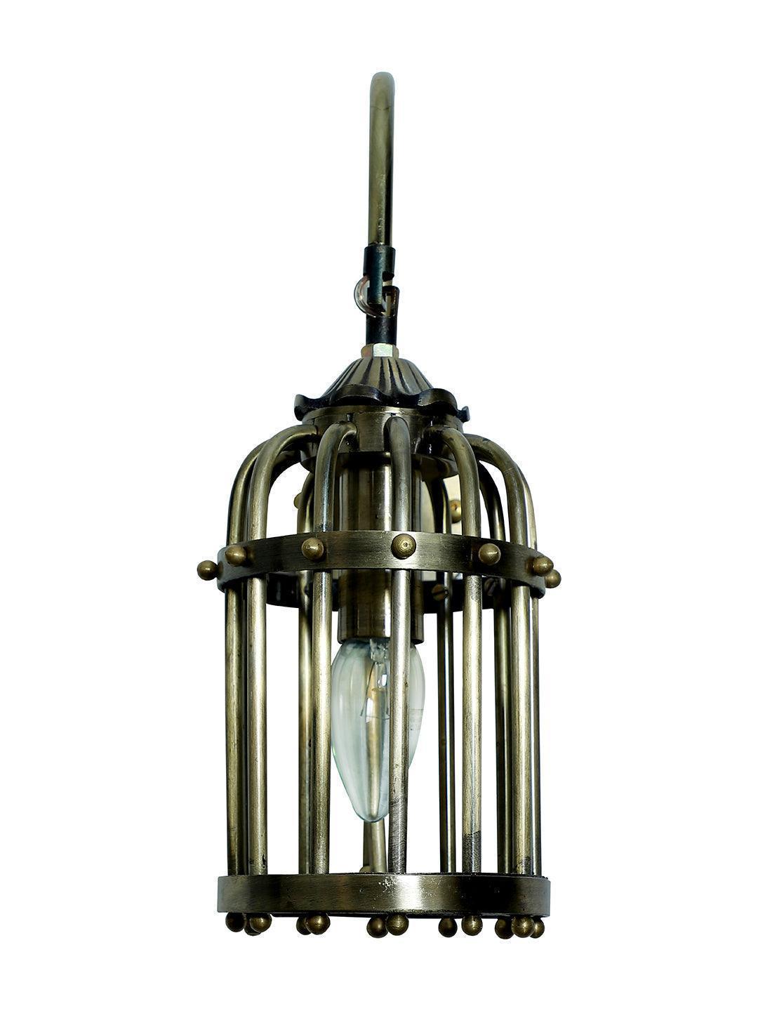 Antique Birdcage Wall Sconce