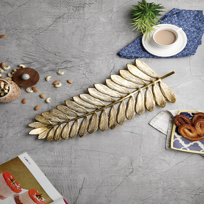 Serving Tray Platter | - Hawthorn Leaf