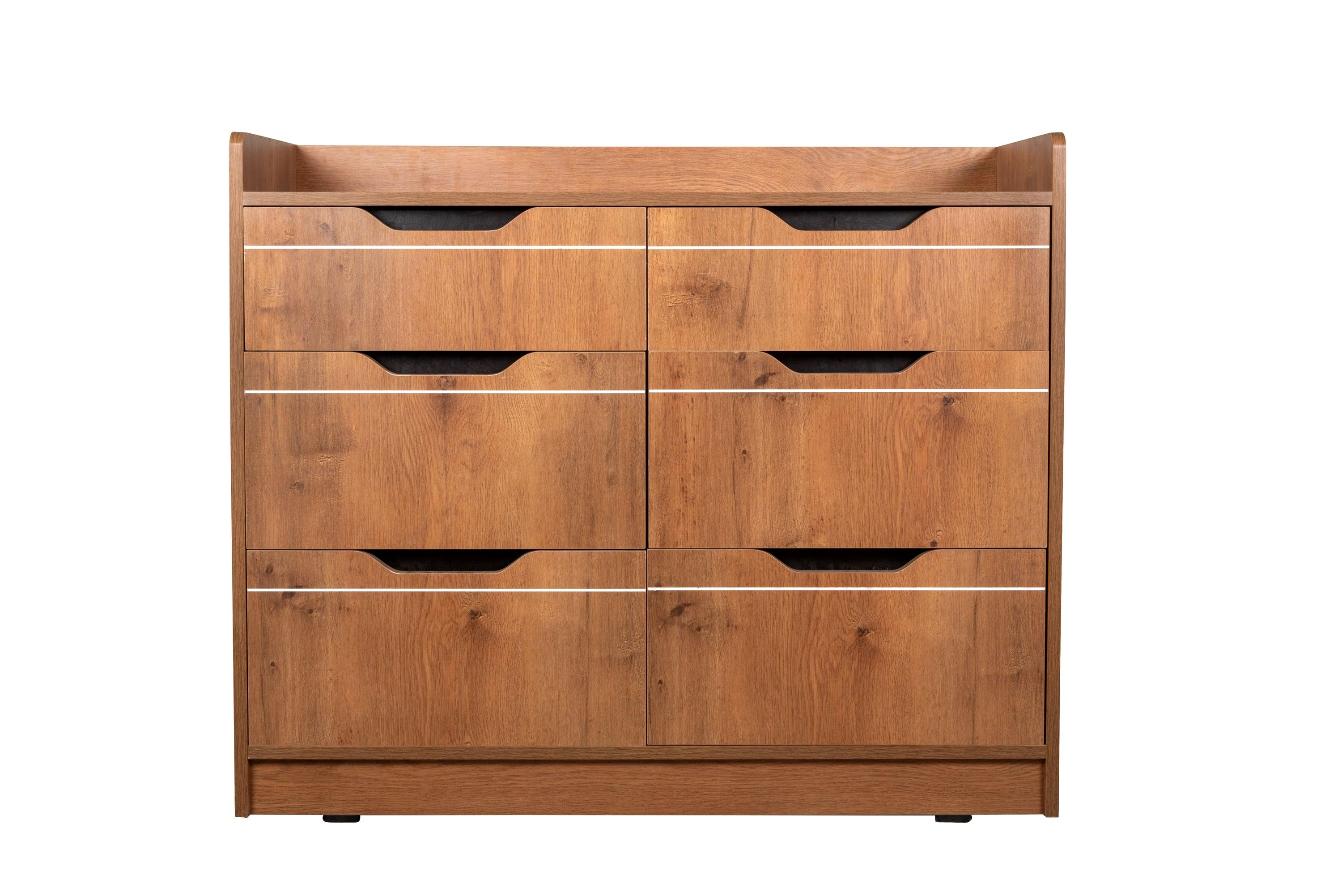 Skipper Double Wooden Chest of Drawers | Drawer Cabinet – IKIRU