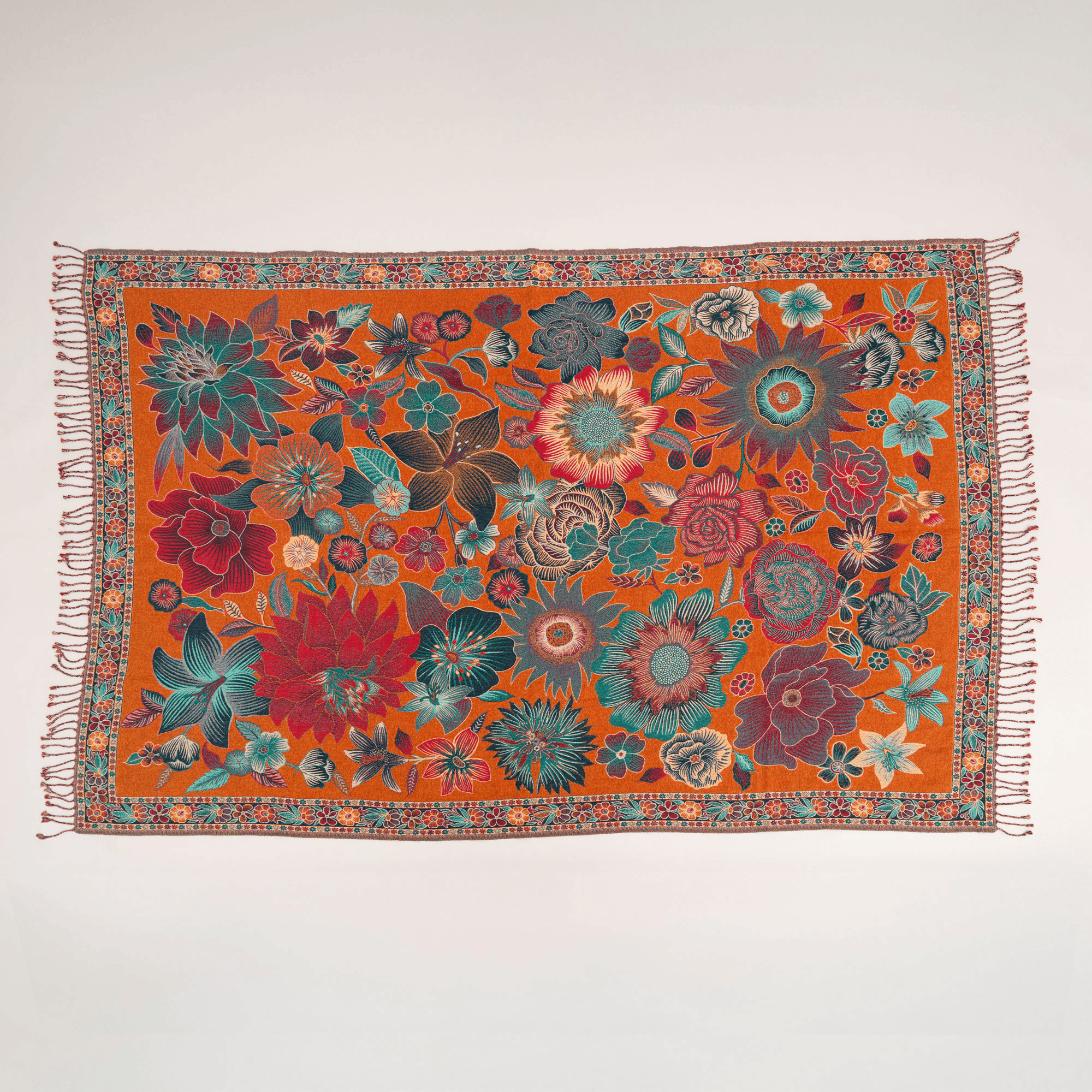 Marigold garden Throw