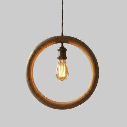 Handcrafted Mango Wood Hanging Light Lamp | Modern Wooden Pendant Light for Home Décor