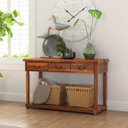 Mid Century Wooden Console Table |  Sheesham Wood